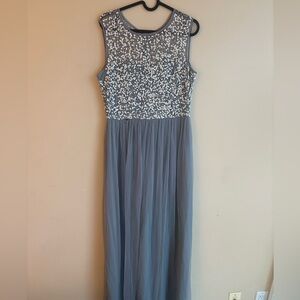 Elegant Grey Prom Dress